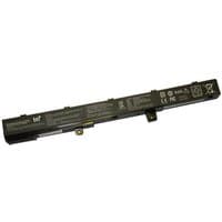 Black BTI 37Wh 4-cell battery for Asus X451 X551, rectangular with printed specifications and connector port.