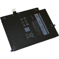 Black BTI 34Wh 2-cell battery for LATITUDE 7285, rectangular with labels and connector tab.