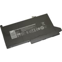 Black BTI 0DJ1J0 42Wh 3-cell battery for DELL Latitude, rectangular with label and connector on top edge.