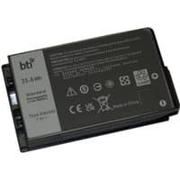 Black BTI 35.6Wh 2-cell battery with white text and symbols for LATITUDE 12 RUGGED 7230 EXTREME.