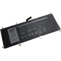 Black BTI 32Wh 2-cell battery for Dell Venue 10 Pro 5056 with white label and connector cable.