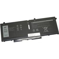 Black BTI 58Wh 4-cell laptop battery with labels, compatible with Dell Latitude and Precision models.