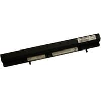 Black BTI 32Wh 4-cell battery for Lenovo IDEAPAD FLEX 14 and 15, rectangular with labels and connector ports.