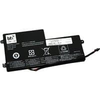 Black BTI 24Wh 3-cell battery for GETAC A951017 with white labels and red-black wires.