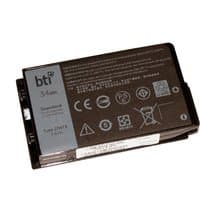 Black BTI 2JT7D 34Wh 2-cell battery for LATITUDE 12 7220 with printed specifications and certification symbols.