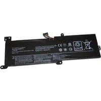 Black BTI 30Wh 2 cell battery for Lenovo Ideapad V15-I, rectangular with connector cable and printed specifications.