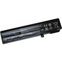 Black BTI 51Wh 6-cell battery for MSI 2QC SERIES, rectangular with safety icons and connector port.