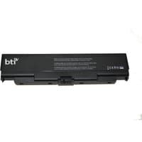 Black BTI 57+ 56Wh 6-cell battery for Lenovo Thinkpad, rectangular with white text and connector port.