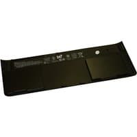Black BTI 44Wh 6-cell battery for HP Elitebook, slim rectangular design with visible connector and label details.