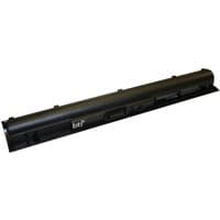 Black BTI 4-cell battery for HP Pavilion, cylindrical shape with BTI logo, 40Wh capacity.