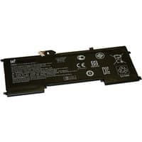 Black BTI 6-cell battery for HP Envy 13-AD100, rectangular with white text and symbols on the surface.