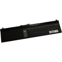 Black BTI 6 cell battery for DELL Precision laptops, rectangular shape with label and connector ports.