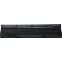 Black BTI replacement battery for DELL Latitude, rectangular with label text and connector slots.