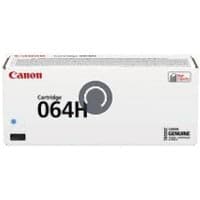Canon 064H cyan toner cartridge in white box with black text and Canon logo.