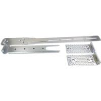 Grey Cisco mounting kit with long bracket, slotted holes, and two perforated plates.