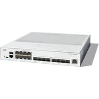 Cisco Catalyst C1300-16XTS grey network switch, 16 ports, compact design, front-facing ports and indicators