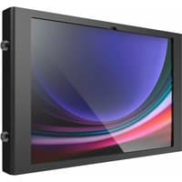 Black Compulocks wall mount for Galaxy Tab S9 Ultra 14.6", sleek rectangular design with secure enclosure.