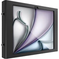 Black Compulocks iPad Air M2 13" Apex wall mount with secure enclosure and sleek, modern design.