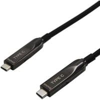 Black connektgear USB4 Gen 2x2 cable, 10m length, with Type C connectors and sleek design.