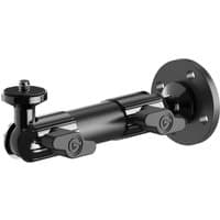 Black Corsair Elgato Wall Mount with adjustable arm, round base, and screw attachment for cameras or lights.