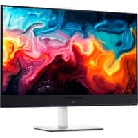 Dell 32 Plus 4K QD-OLED Monitor with thin bezels, vibrant display, and sleek silver stand.