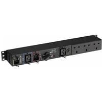 Black Eaton MBP3KIB UPS 3 kVA with multiple outlets, control switch, and rack-mount design.