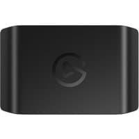 Black Elgato HD60 X video capture device with curved edges and Elgato logo on top.