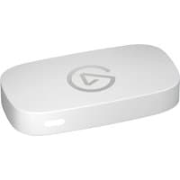White Elgato Game Capture Neo device with rounded edges and logo on top, USB 3.2 Gen 1 port on the side.