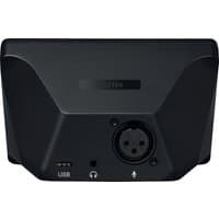 Black Elgato Wave XLR audio interface, featuring a USB port, headphone jack, and XLR input on the front panel.