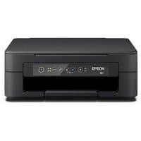 Black Epson Expression Home XP-2200 inkjet printer with Wi-Fi, compact design, front control panel, and paper tray.
