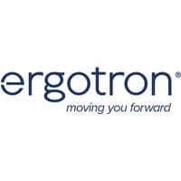 Ergotron Zip40 Charging and Management Cart, white and black with lockable doors and wheels, designed for UK devices.