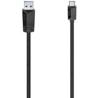 Black Hama USB 3.2 Gen 1 cable, 1.5m, with USB-C and USB-A connectors.