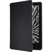Black Hama Fold 17.3 cm folio case with sleek design, open to reveal a tablet screen displaying a monochrome image.