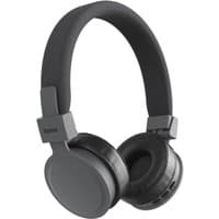 Black Hama Freedom Lit III wireless headset with cushioned ear cups and adjustable headband, Bluetooth and USB Type-C.
