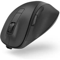 Black Hama MW-500 wireless optical mouse, right-hand design, textured grip, two side buttons, scroll wheel, 1600 DPI.