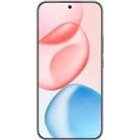 Black Honor 400 smartphone with 6.55" display, slim bezels, and centered front camera on top.