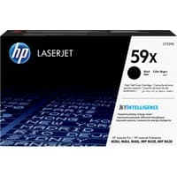 HP 59X black toner cartridge box with blue text design and JetIntelligence branding.