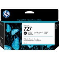 HP 727 130-ml Photo Black ink cartridge box with blue butterfly design and HP logo.