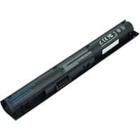 Black HP 805294-001 laptop battery with white text and connector ports on the side.