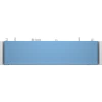 White HP Color LaserJet 550 sheet paper tray with a blue front panel and gray accents.