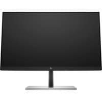 HP E22 G5 FHD Monitor, slim black bezel, silver stand, flat screen, sleek design.