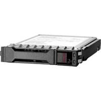 Black and silver HPE 1.2TB SAS 12G hard drive with rectangular design and visible connector ports.