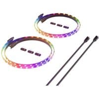 HYTE LS30 Universal Computer case light kit with two RGB LED strips, connectors, and cables.