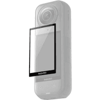 Clear rectangular Insta360 X5 screen protector with black border, designed for camera display protection.