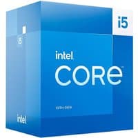 Blue Intel Core i5-13400F processor box with white text, 13th Gen label, and 20 MB Smart Cache mention.
