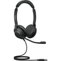 Black Jabra Evolve2 30 SE USB-A MS Stereo headset with cushioned ear cups and adjustable boom microphone.
