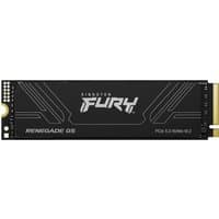 Black Kingston 2T FURY RENEGADE G5 NVMe SSD with white logo and gold connector, M.2 2280 form factor.