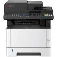 Black and white Kyocera ECOSYS MA4000fx laser printer with control panel, document feeder, and paper tray.