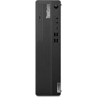 Black Lenovo ThinkCentre M70s Gen 5 desktop tower with vertical grooves, multiple USB ports, and power button.