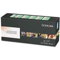 Lexmark 24B6847 toner cartridge box, black with magenta accents and product images on the side.